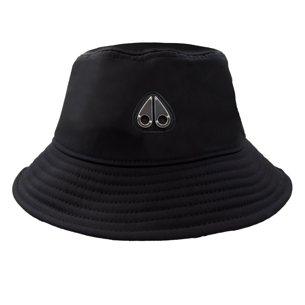 Moose Knuckles Logo Icon Bucket Hat Black