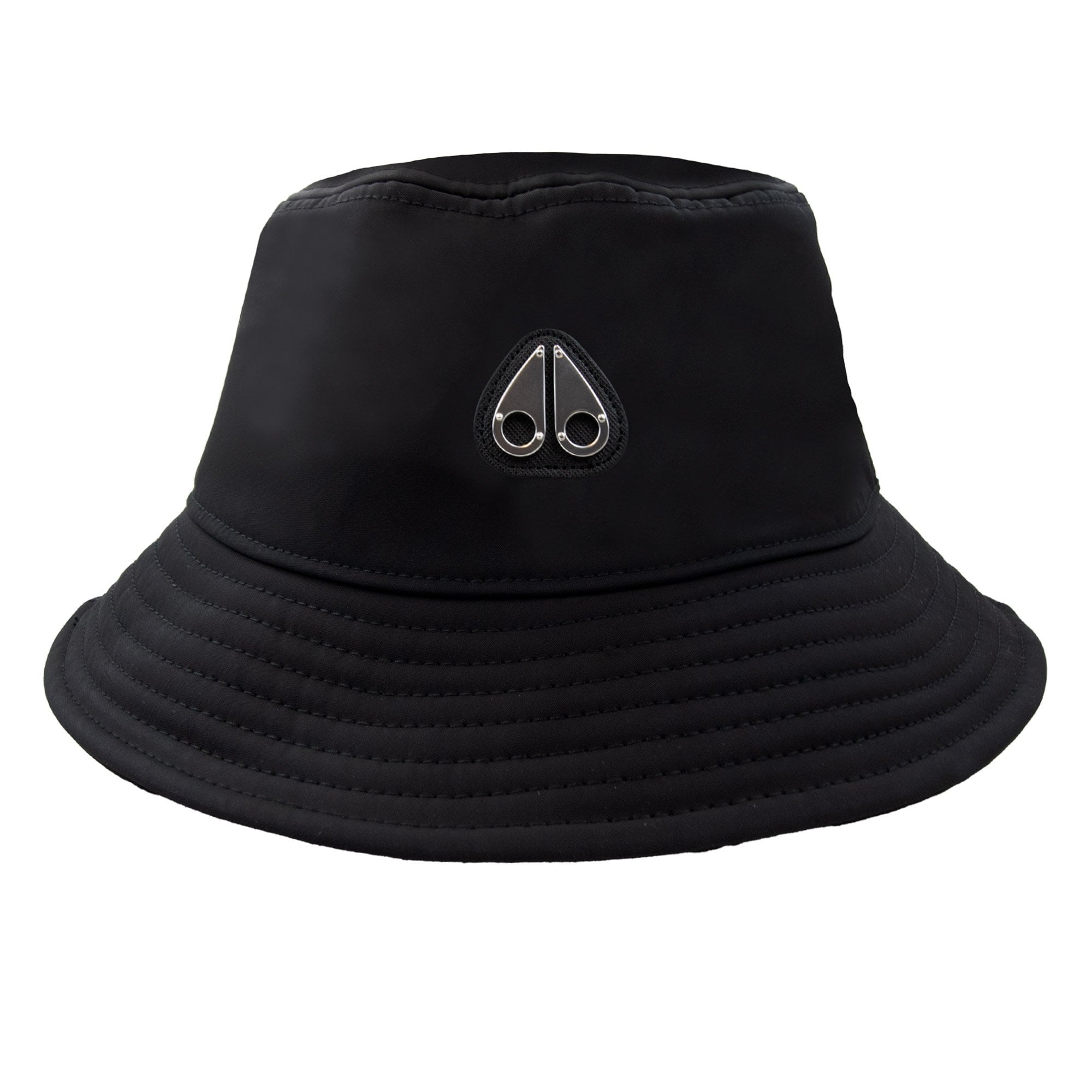 Moose Knuckles Logo Icon Bucket Hat Black