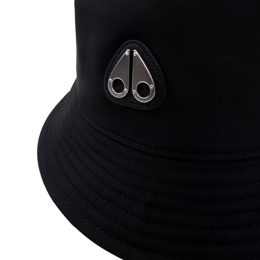 Moose Knuckles Logo Icon Bucket Hat Black