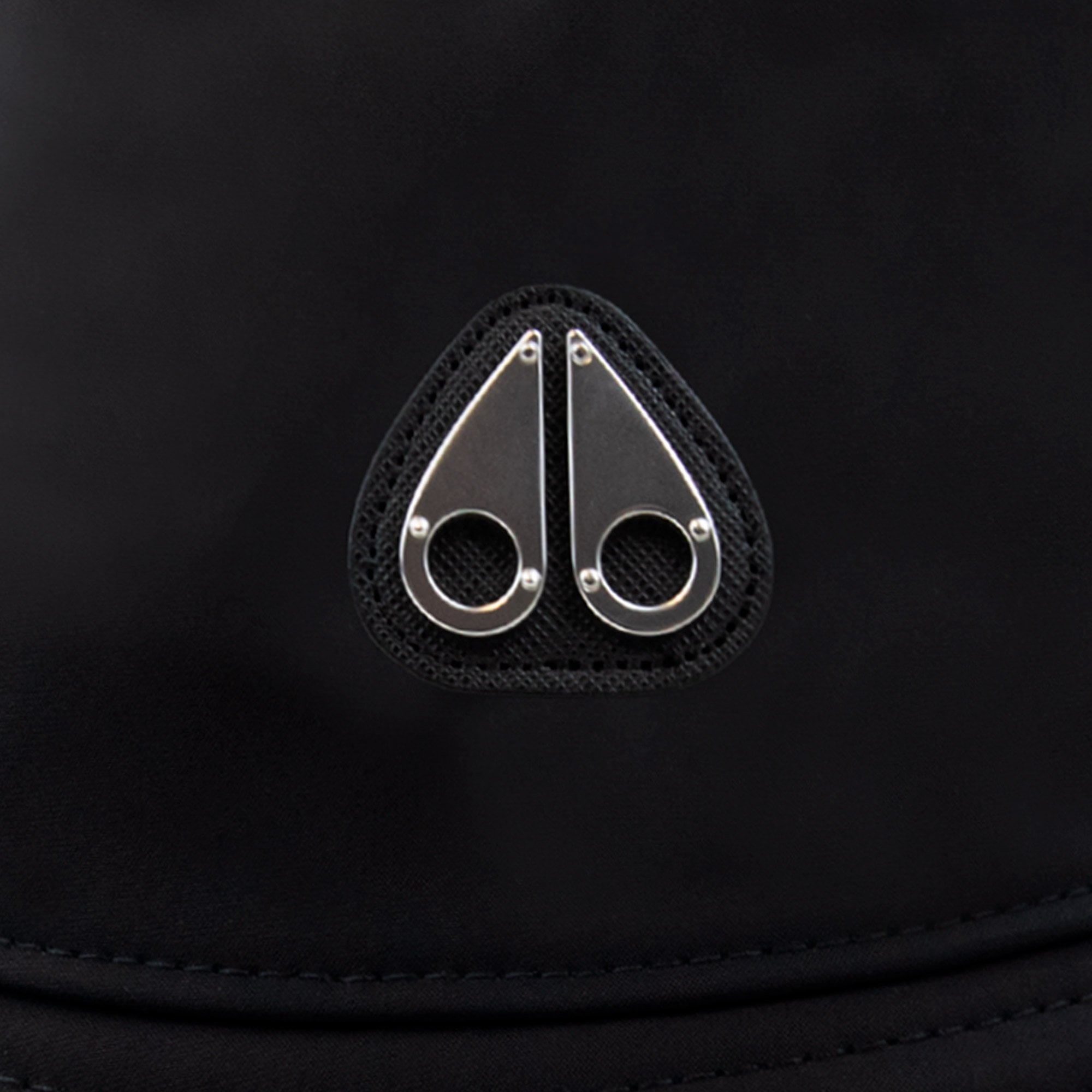 Moose Knuckles Logo Icon Bucket Hat Black