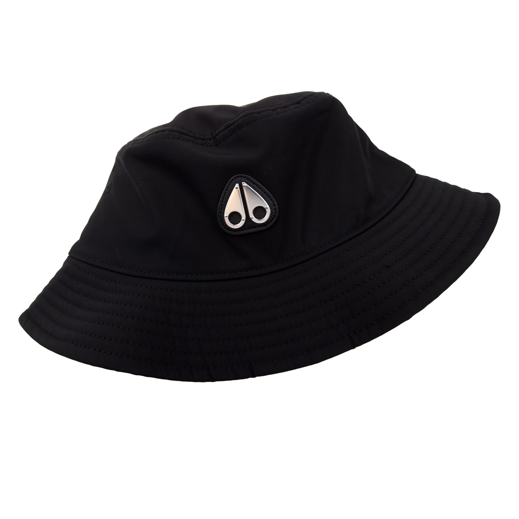 Moose Knuckles Logo Icon Bucket Hat Black