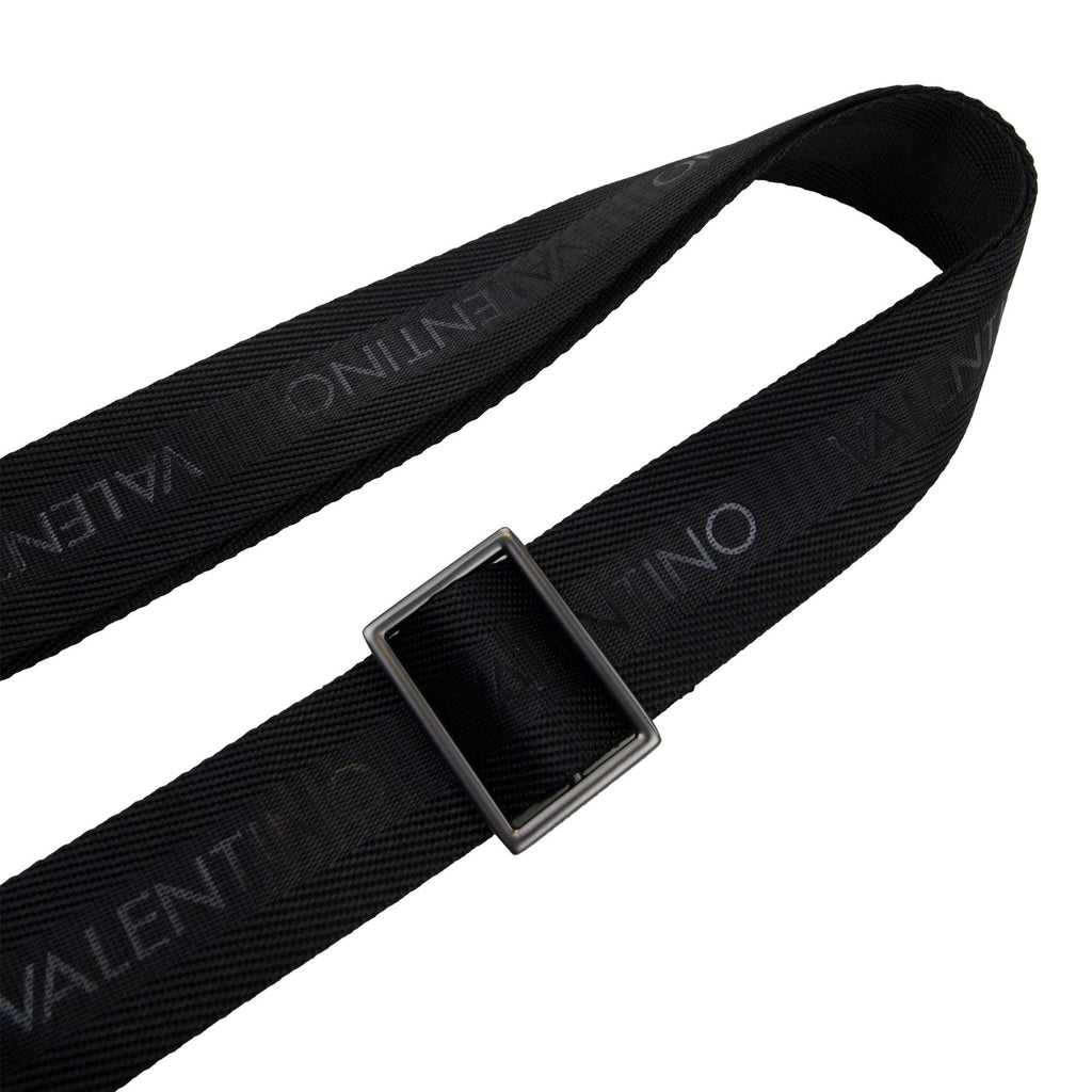 Valentino Delta Multi Print Crossbody Bag Nero