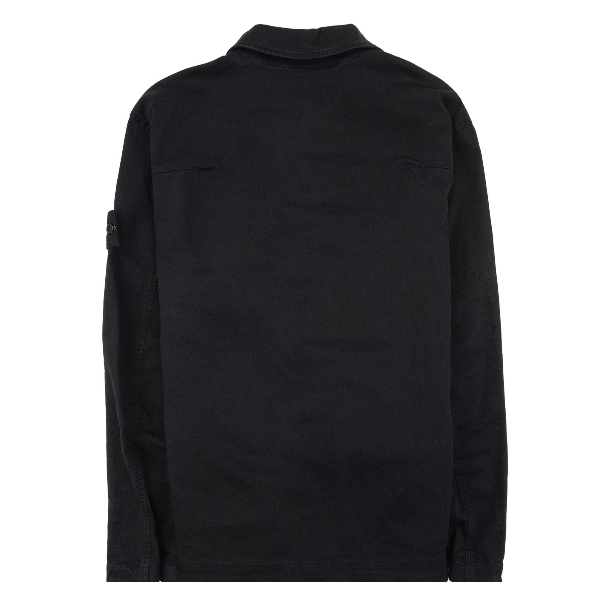 Stone Island 1200128 Organic Stretch Overshirt Black V0029