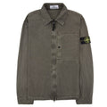 Stone Island 1200032 Brushed Cotton Canvas Old Effect Green V0154