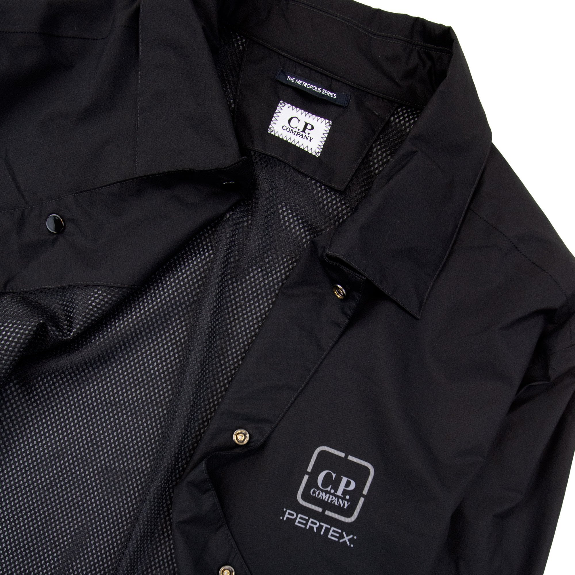 Cp Company Metropolis Series Pertex Overshirt Black 999