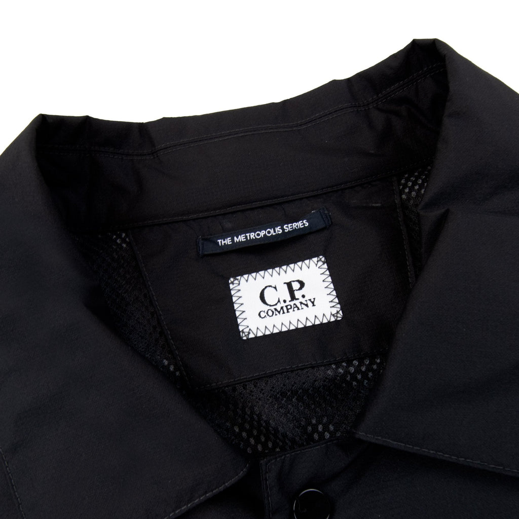 Cp Company Metropolis Series Pertex Overshirt Black 999