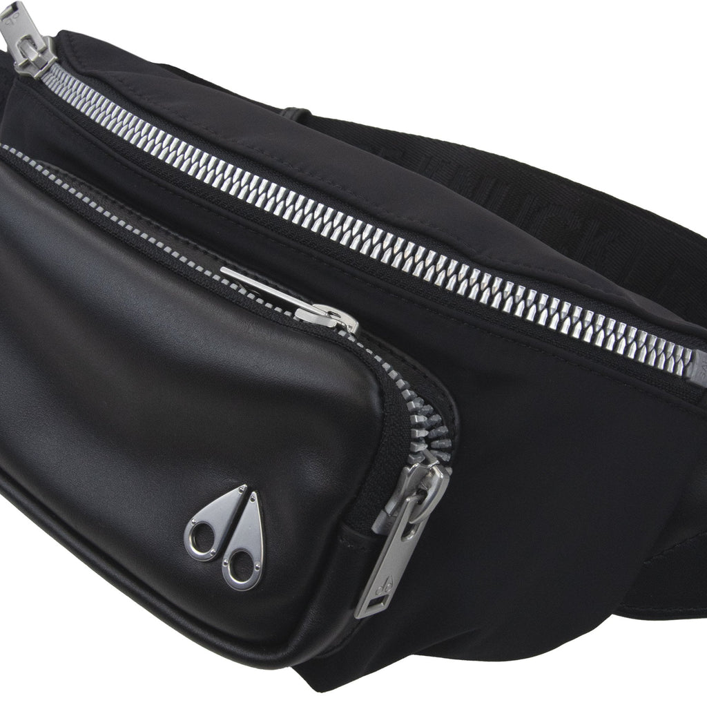 Moose Knuckles Logo Waist Bag Black