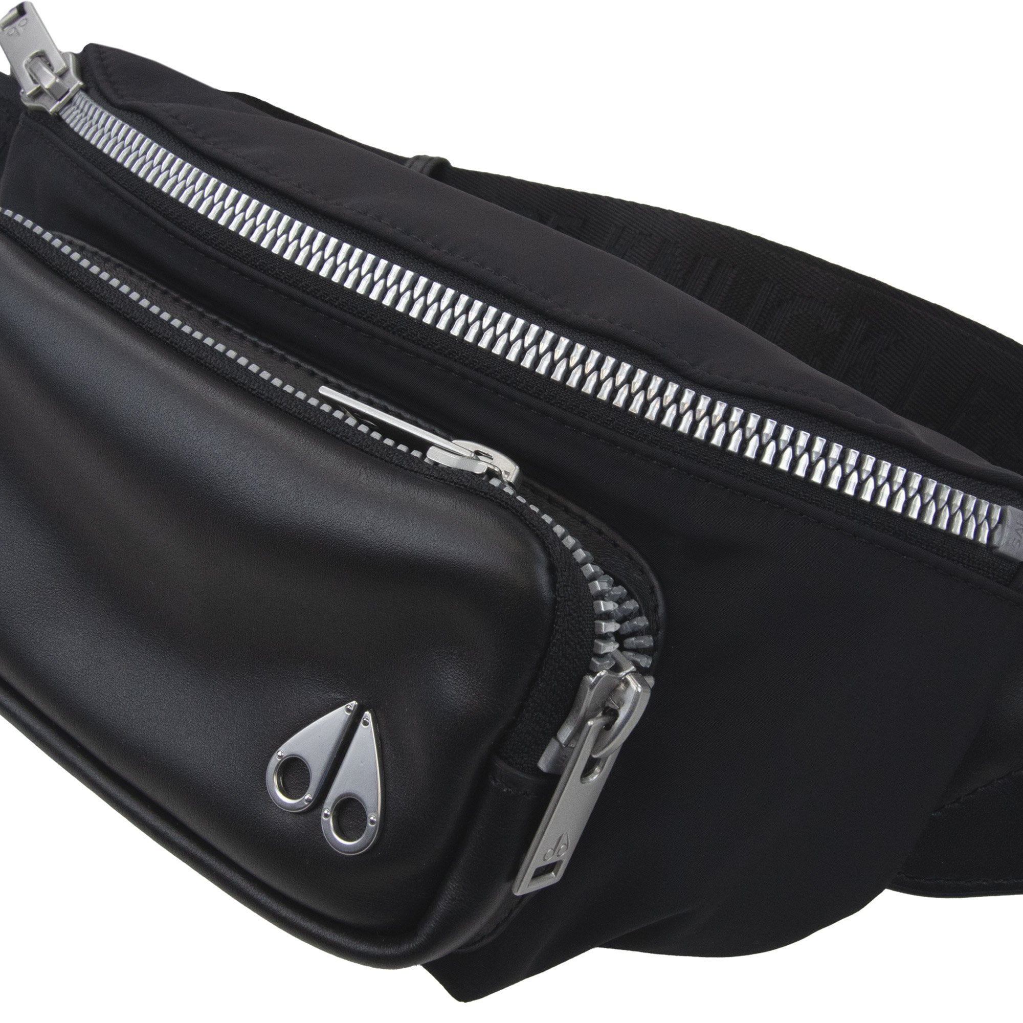 Moose Knuckles Logo Waist Bag Black