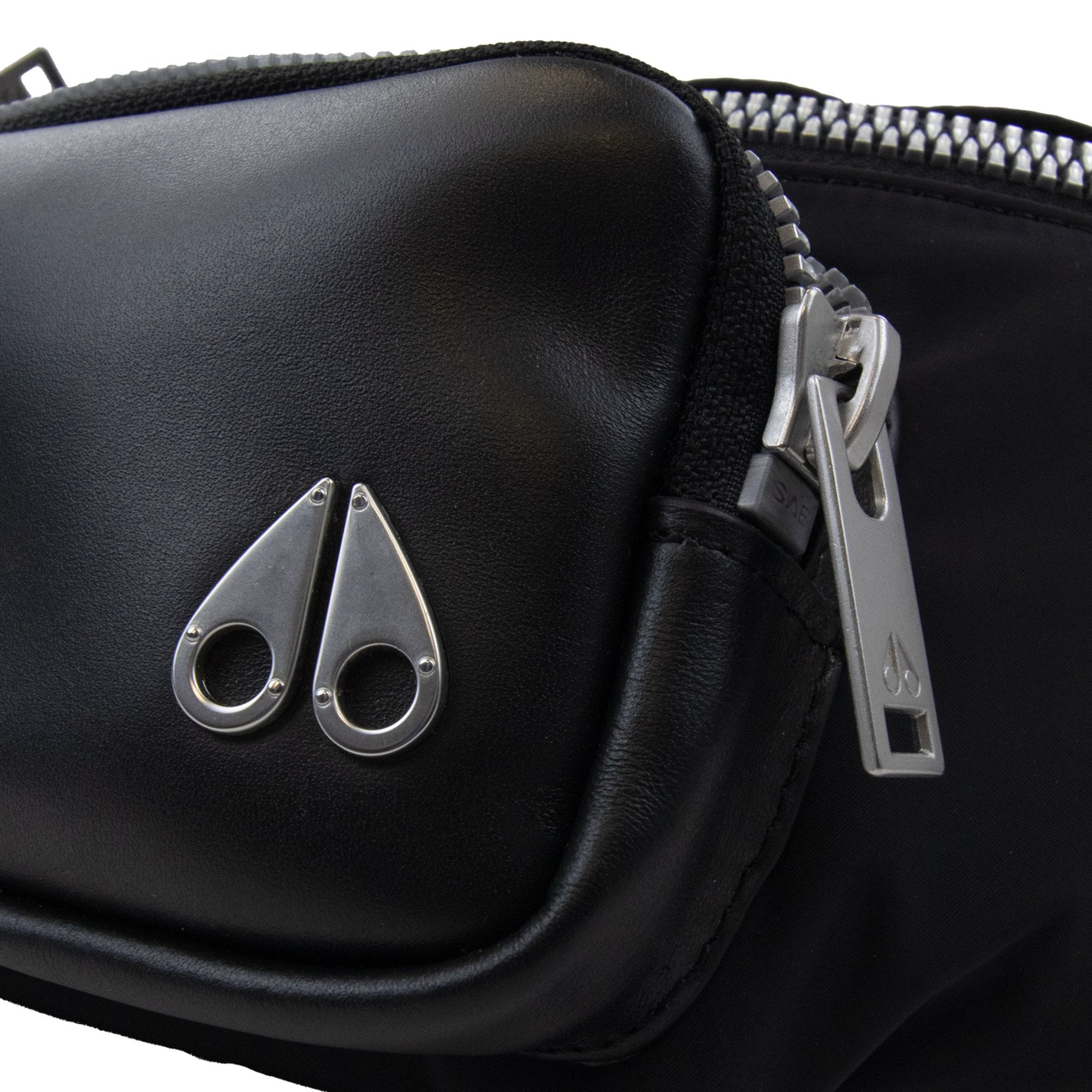 Moose Knuckles Logo Waist Bag Black