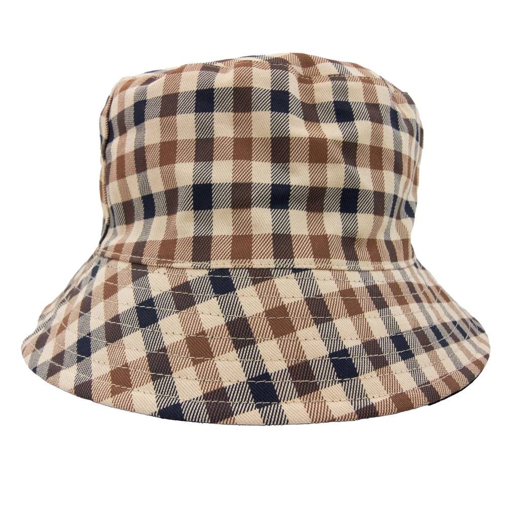 Aquascutum Club Check Reversible Bucket Hat Club Check 28