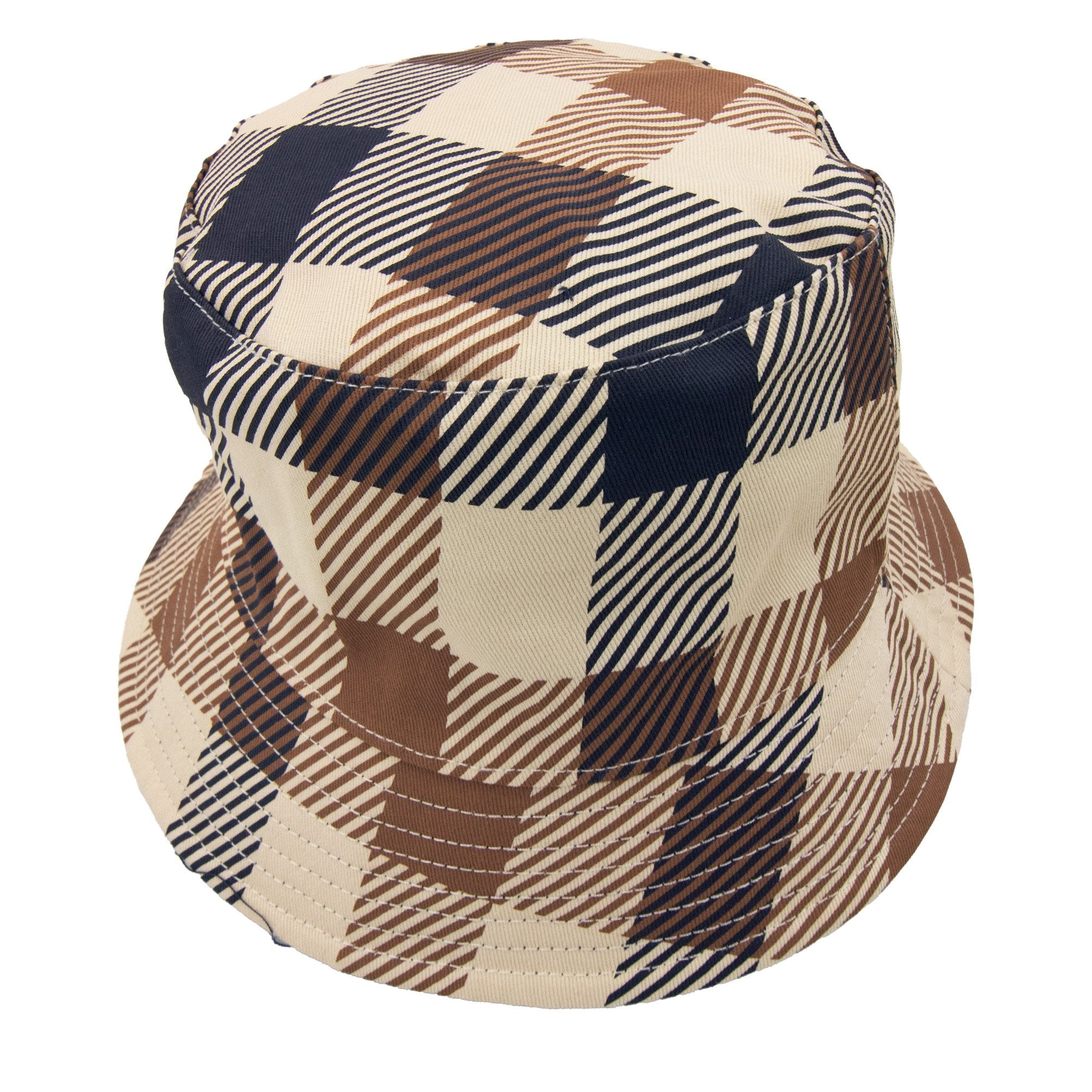 Aquascutum Macro Iconic Reversible Bucket Hat Macro Check 30
