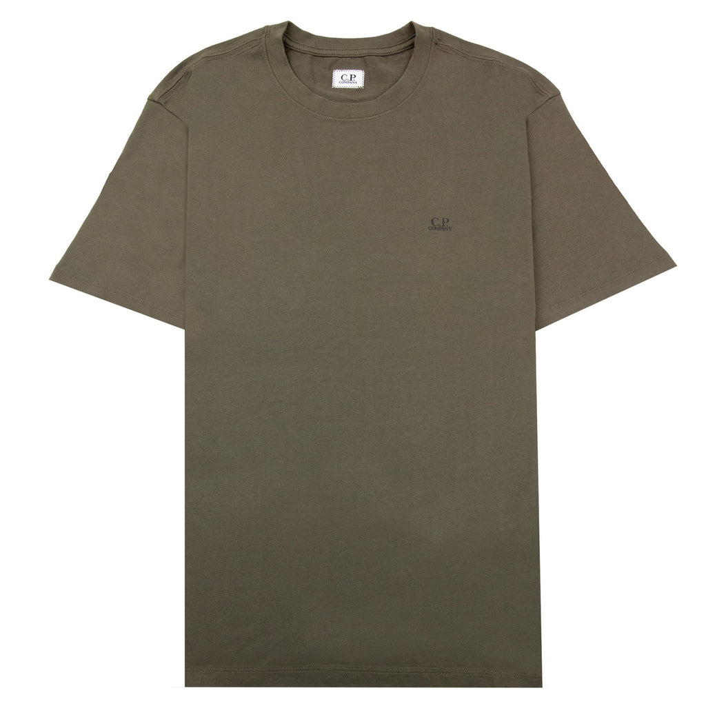 Cp Company Reverse Google Print T-shirt Khaki 683