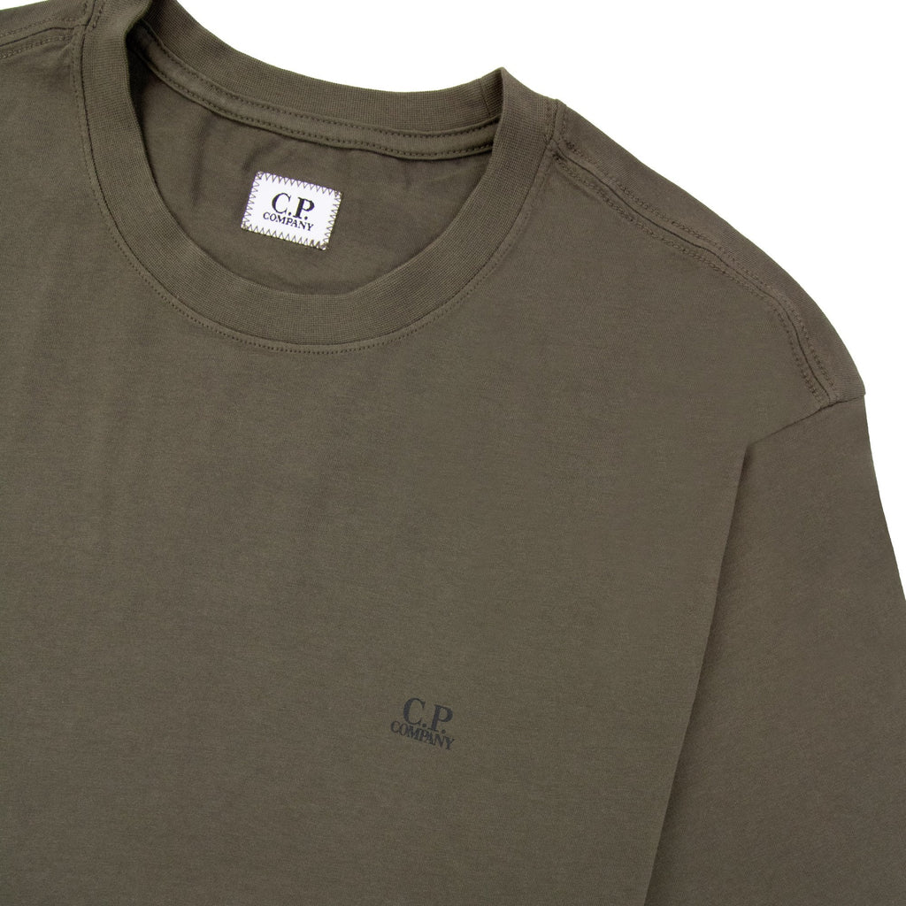 Cp Company Reverse Google Print T-shirt Khaki 683