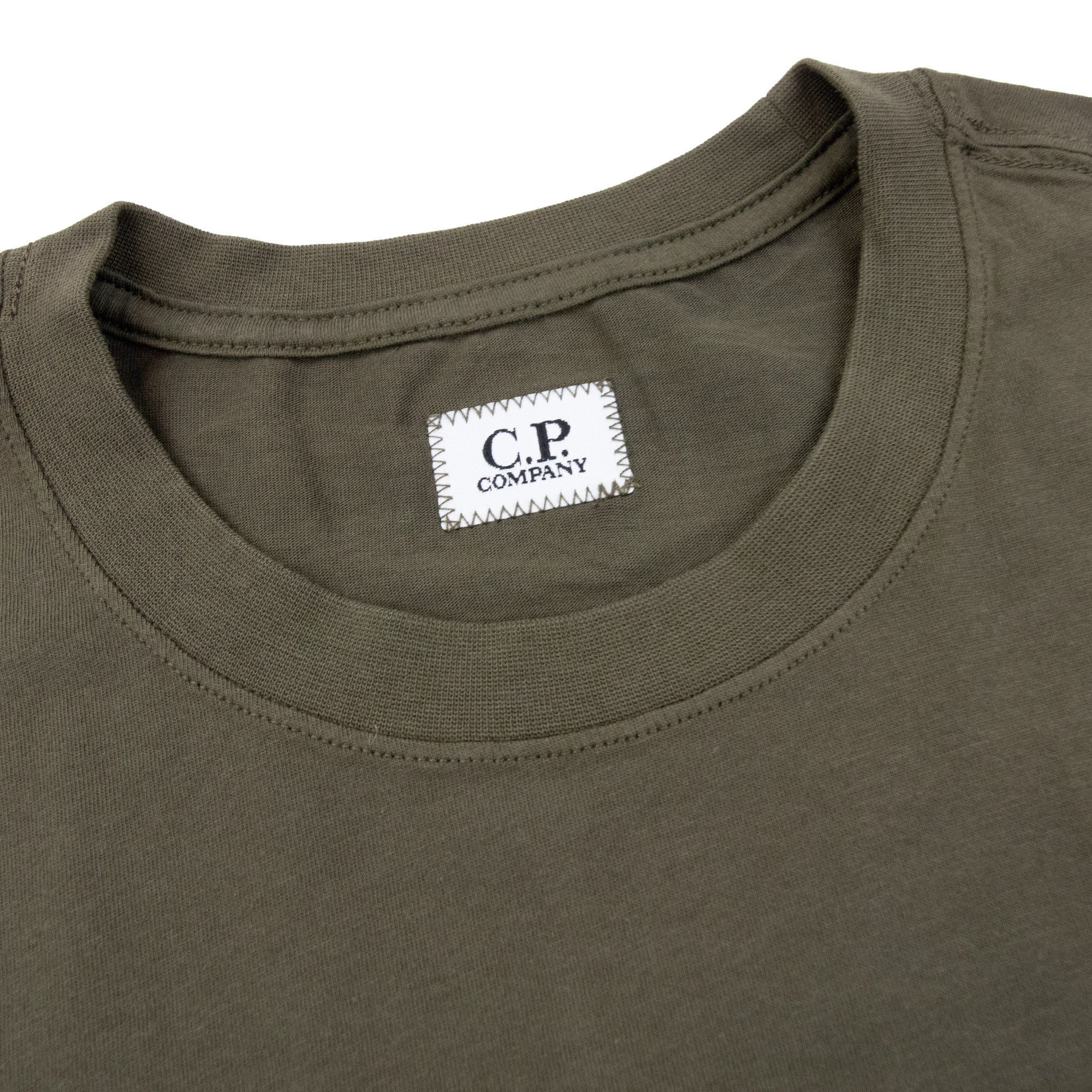 Cp Company Reverse Google Print T-shirt Khaki 683