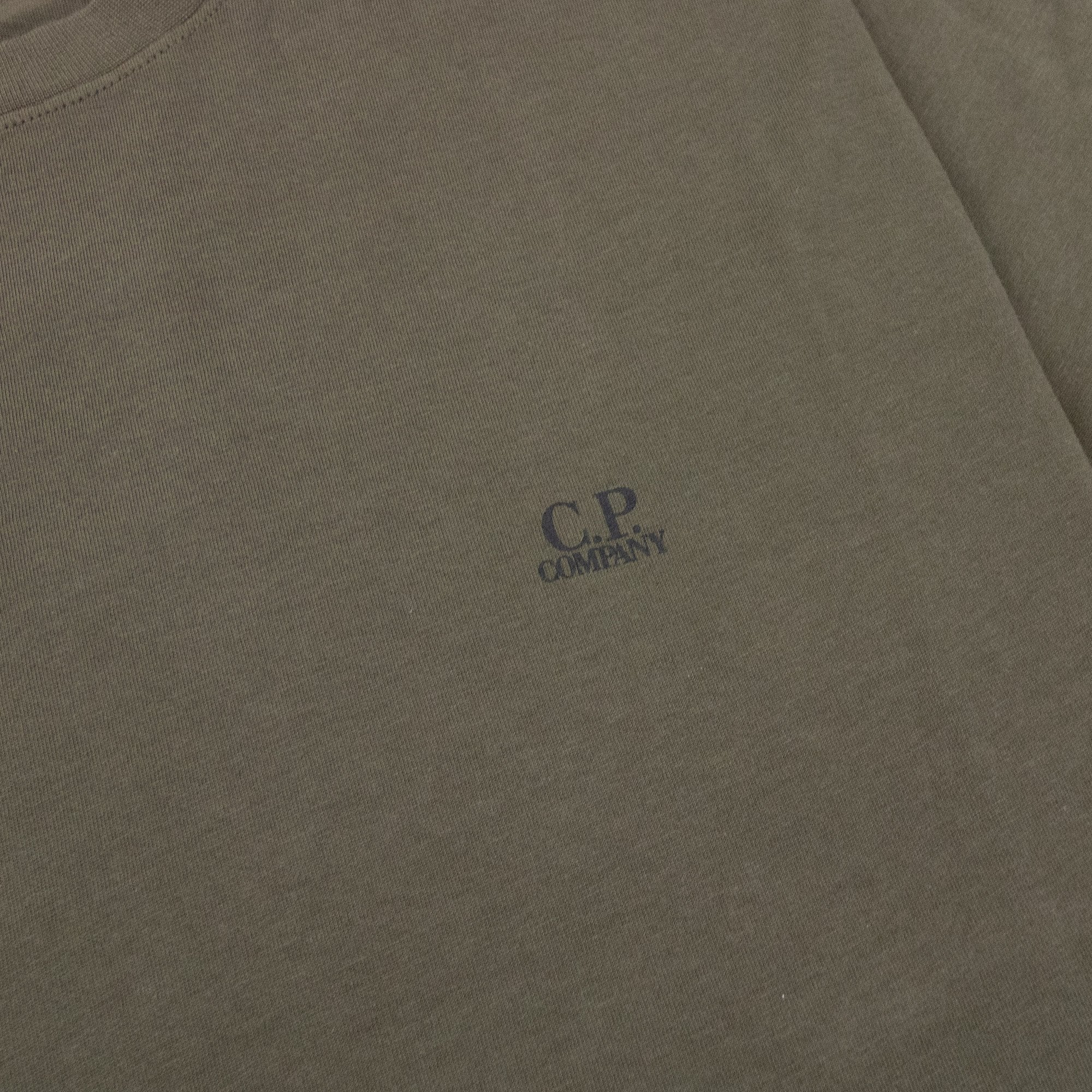 Cp Company Reverse Google Print T-shirt Khaki 683