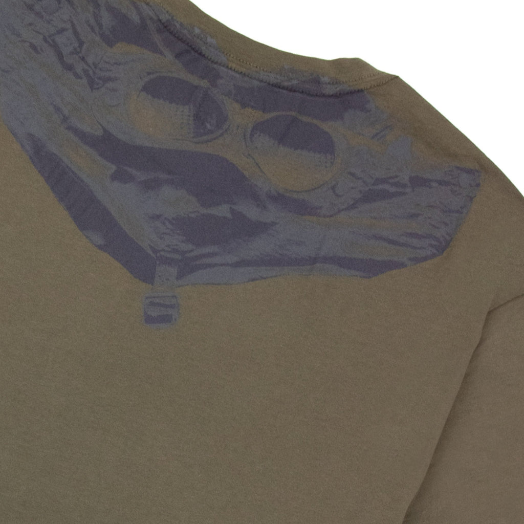 Cp Company Reverse Google Print T-shirt Khaki 683