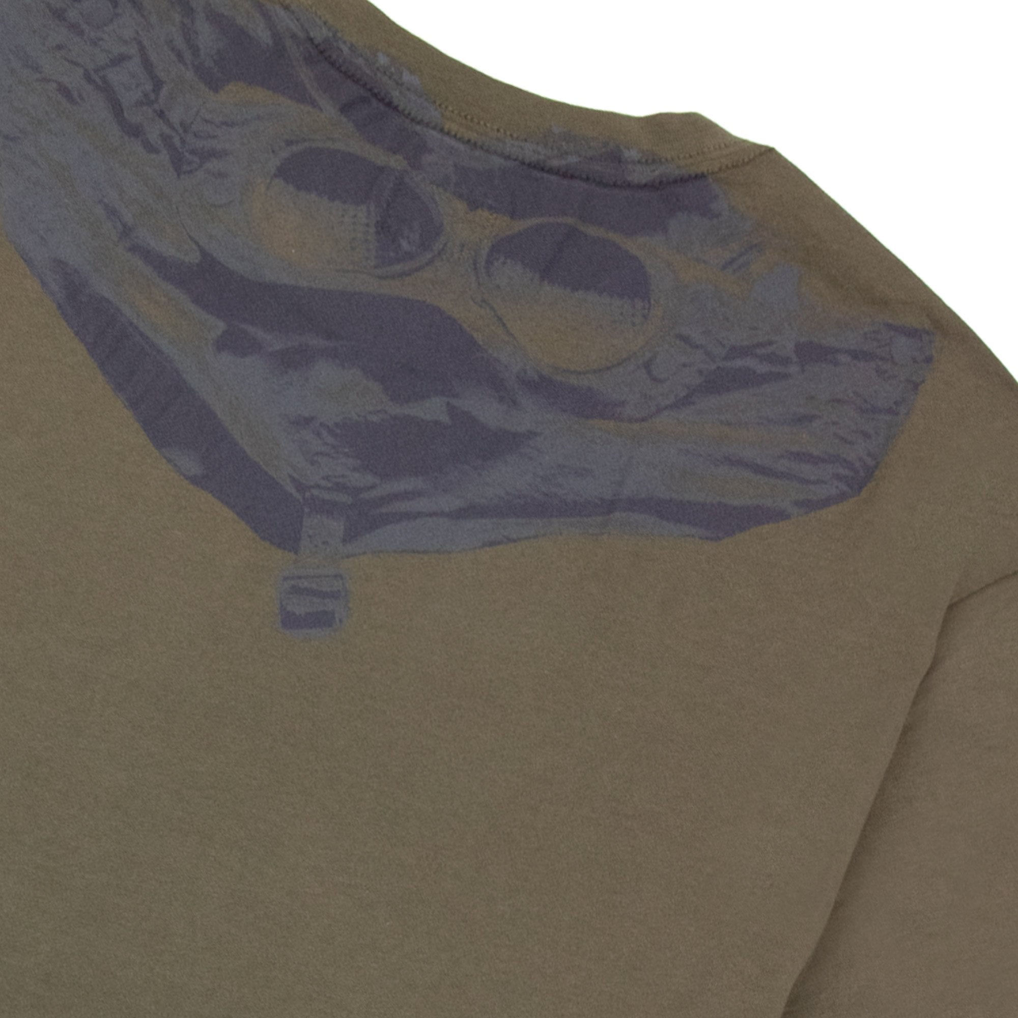 Cp Company Reverse Google Print T-shirt Khaki 683