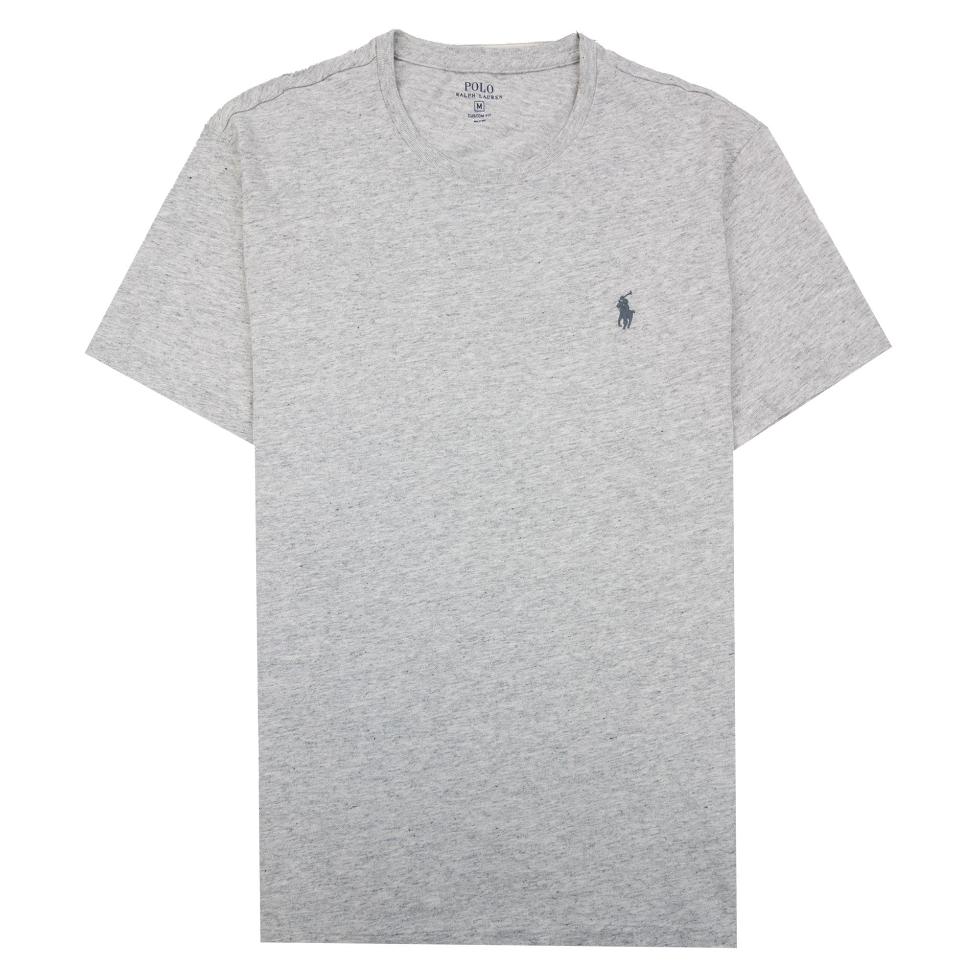 Polo Ralph Lauren Custom Fit Crew Short Sleeve Tshirt Light Grey