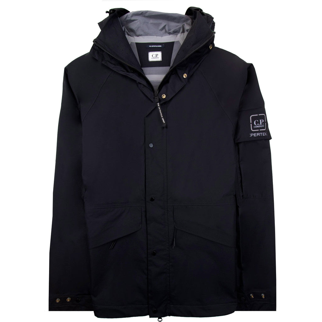 Cp Company Metropolis Series Pertex Packable Jacket Black 999