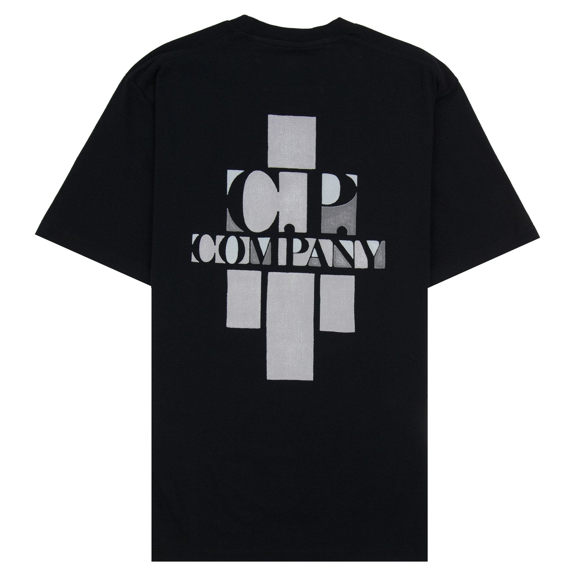 Cp Company 30/1 Jersey British Sailor Logo T-shirt Black 999