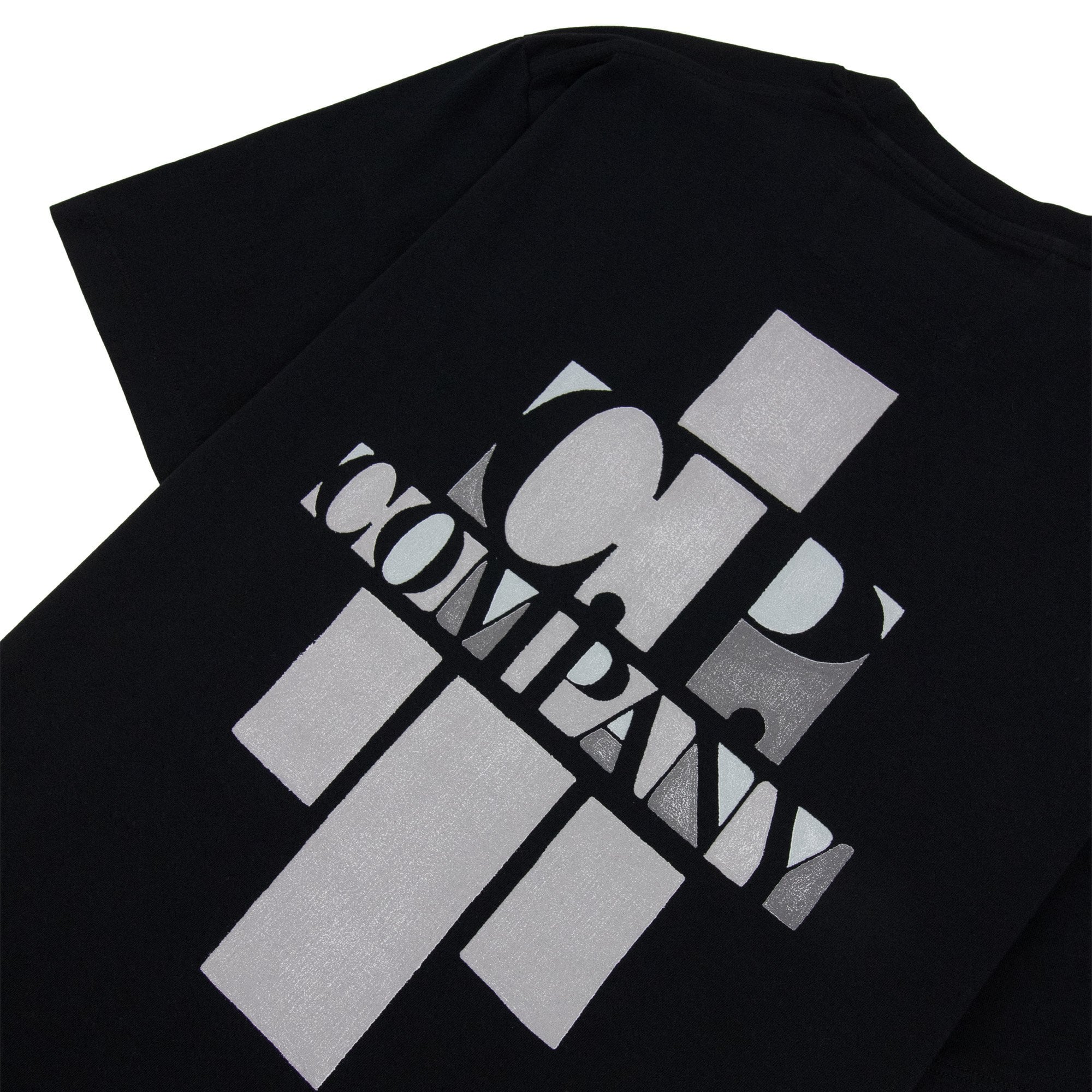 Cp Company 30/1 Jersey British Sailor Logo T-shirt Black 999