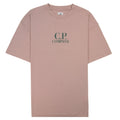Cp Company 30/1 Jersey Back Logo T-shirt Misty Rose 520