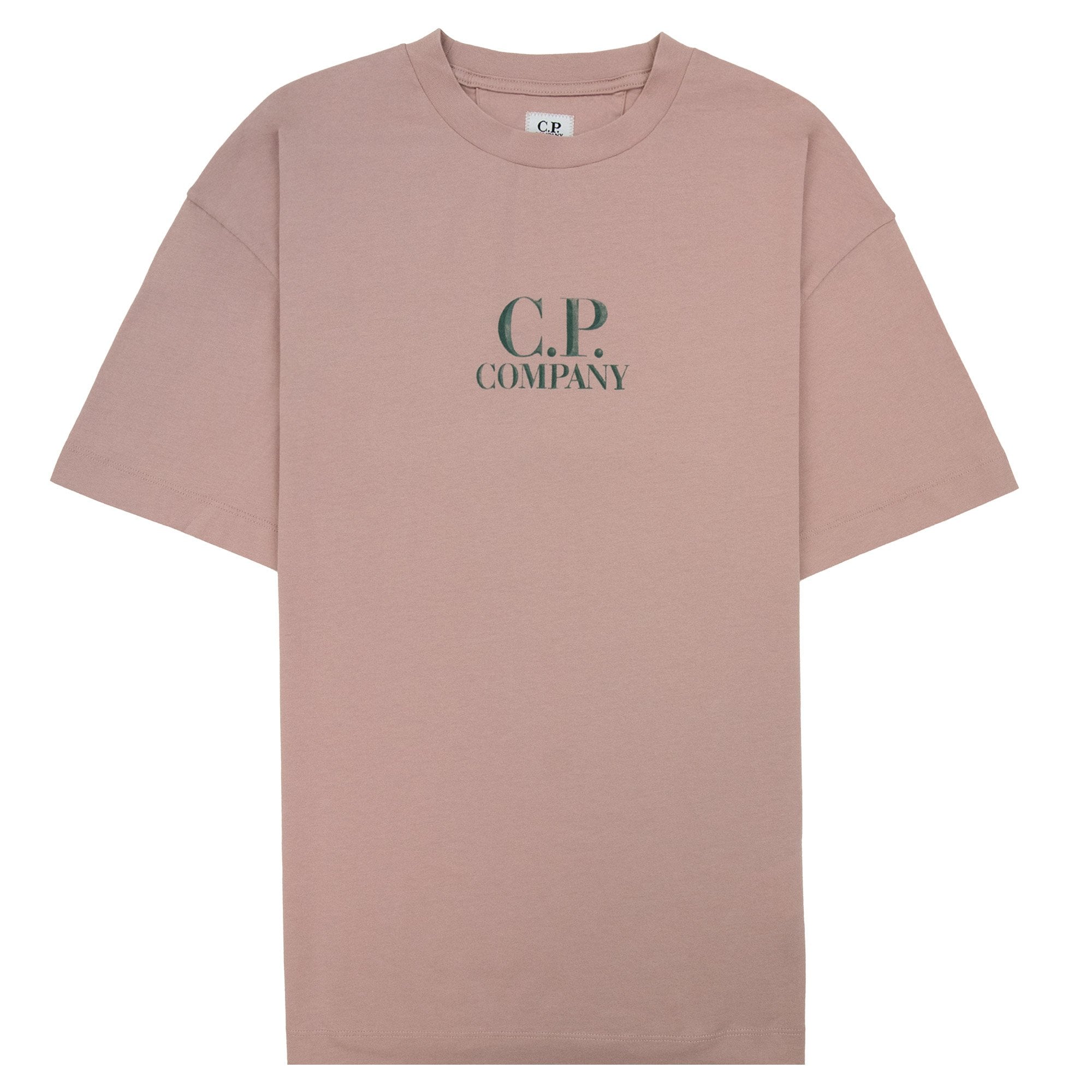 Cp Company 30/1 Jersey Back Logo T-shirt Misty Rose 520