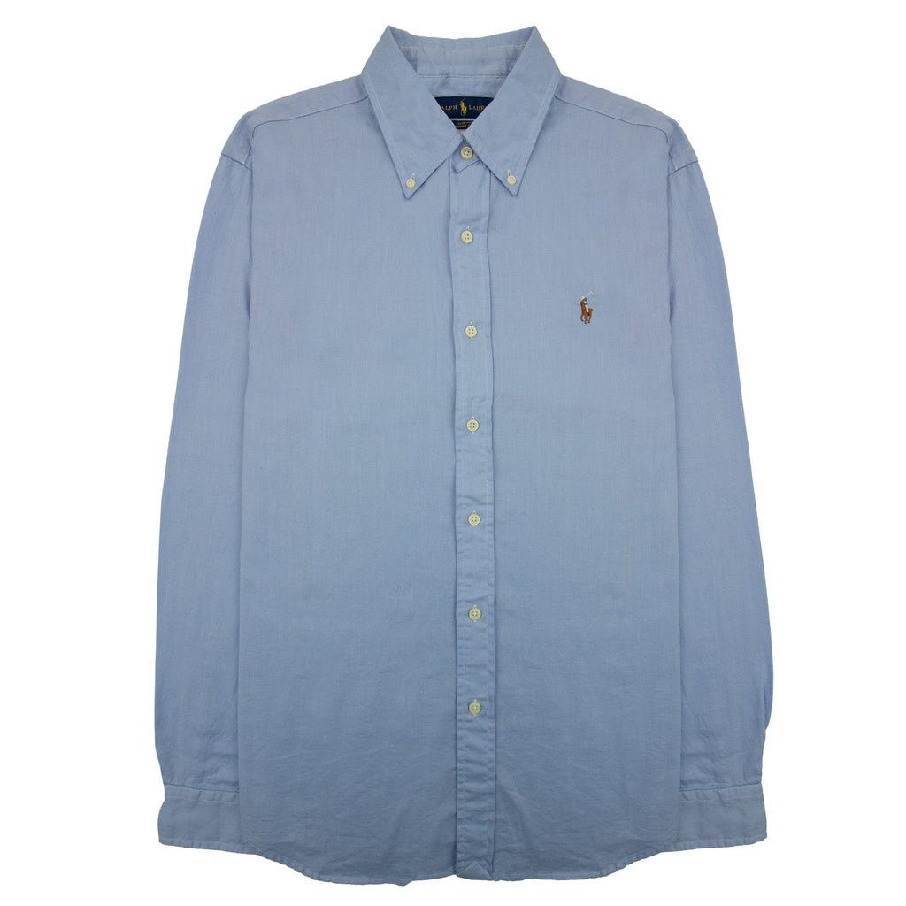 Polo Ralph Lauren Chambray Oxford Long Sleve Shirt Sky Blue