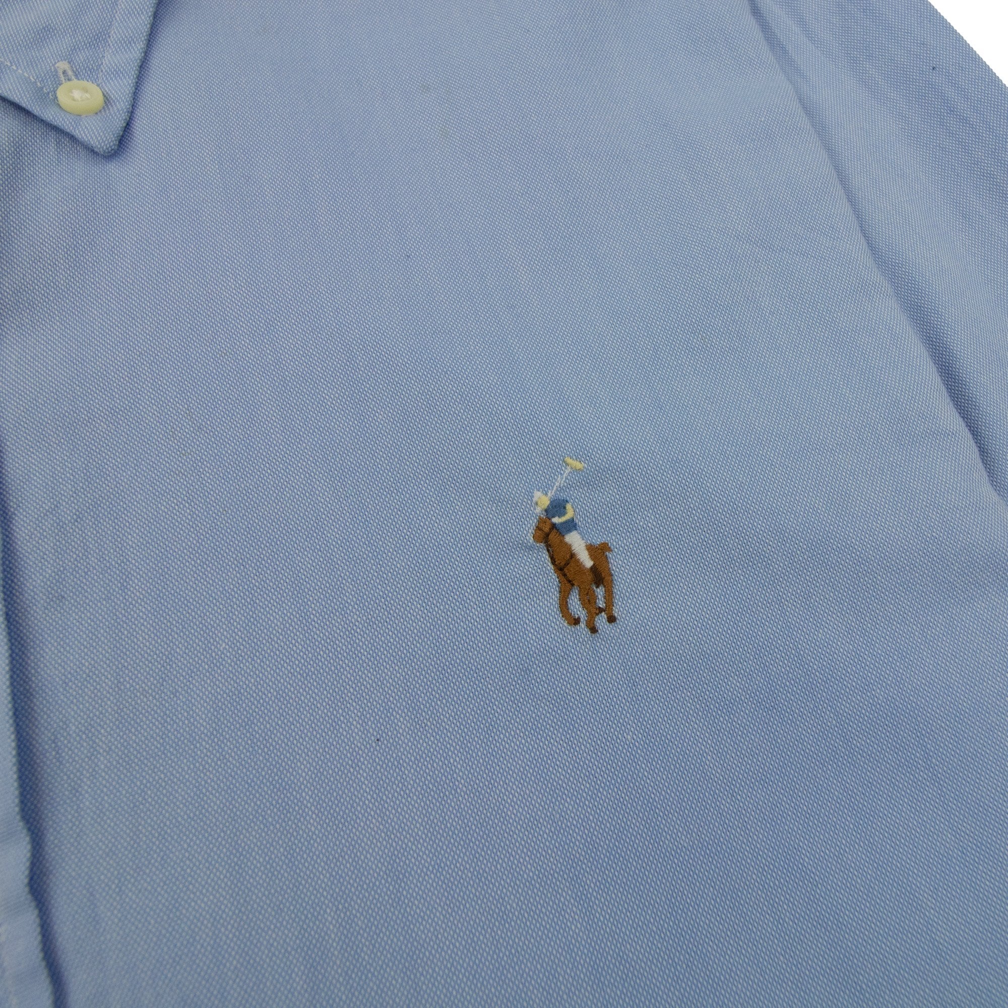 Polo Ralph Lauren Chambray Oxford Long Sleve Shirt Sky Blue