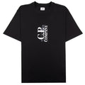 Cp Company 30/1 Jersey Vertical Logo T-shirt Black 999