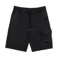 Cp Company Cotton Diagonal Fleece Cargo Shorts Black 999