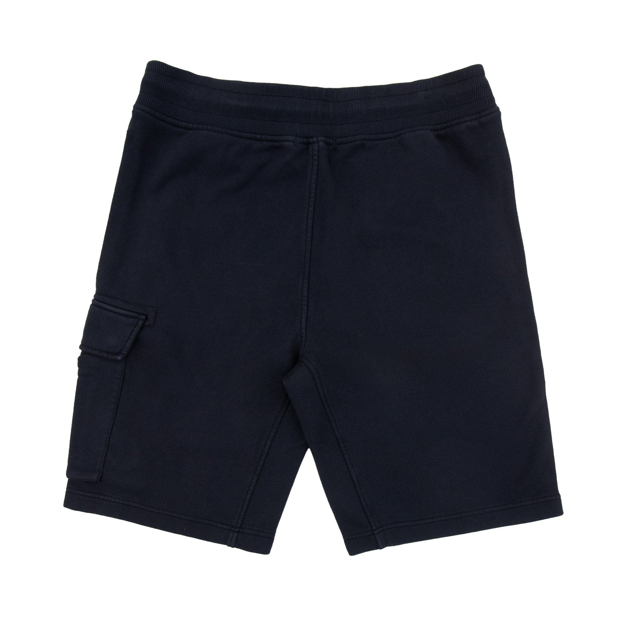 Cp Company Cotton Diagonal Fleece Cargo Shorts Navy 888