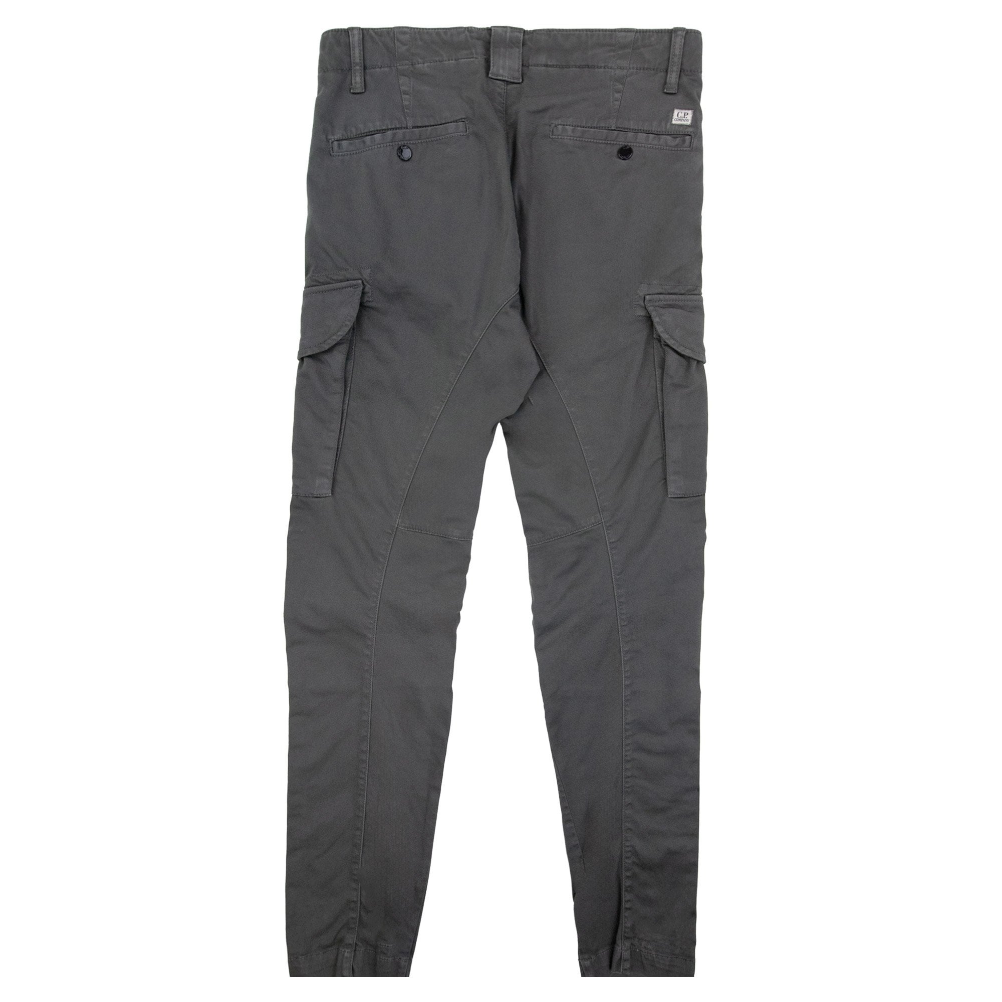 Cp Company Stretch Satin Gargo Pants Smoked Grey 935
