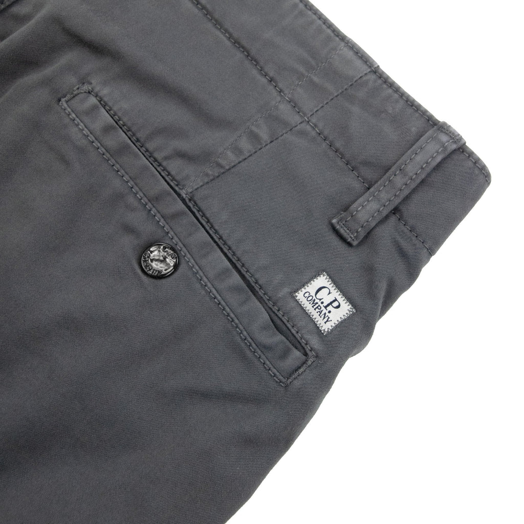 Cp Company Stretch Satin Gargo Pants Smoked Grey 935