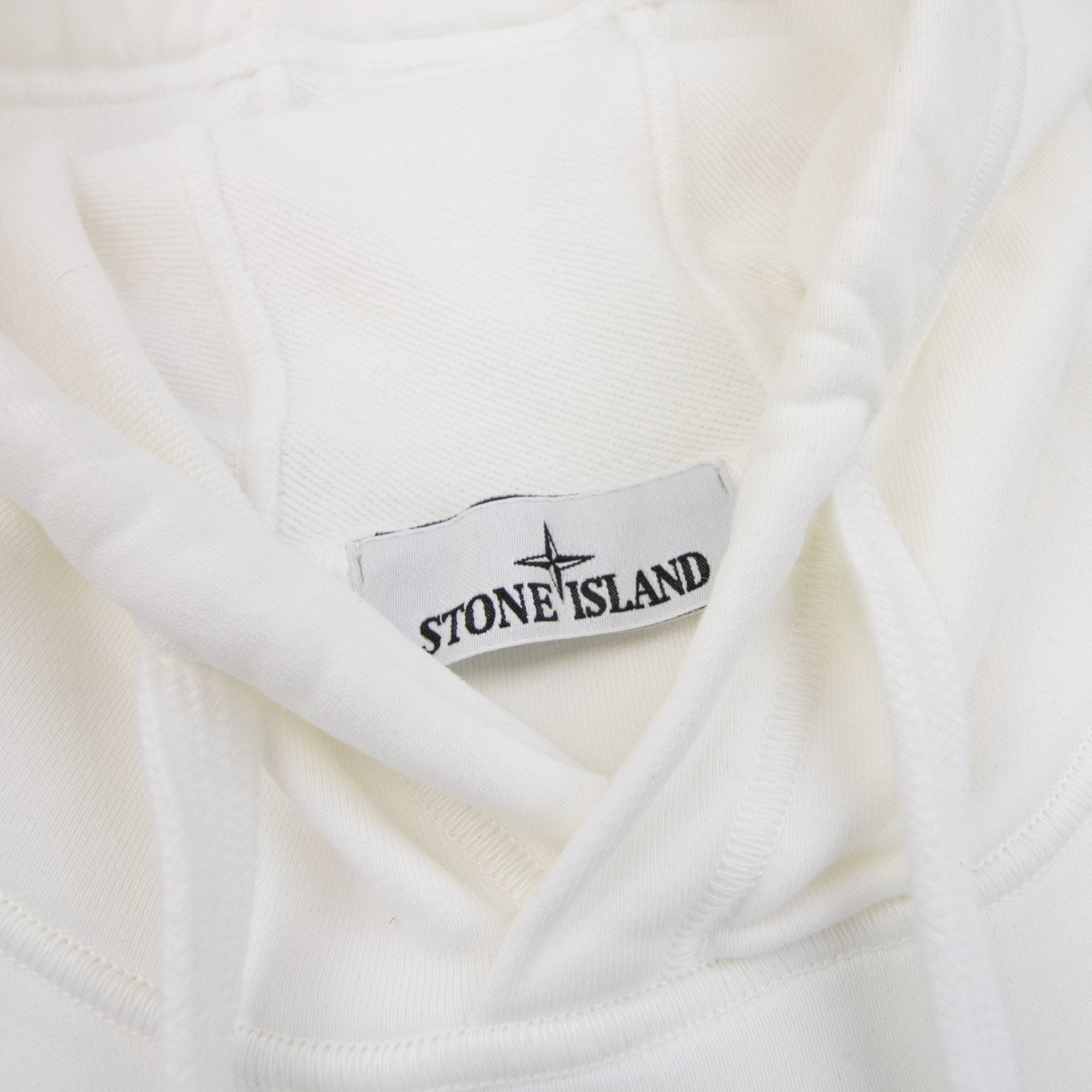 Stone Island 64151 Hooded Sweatshirt White V0001