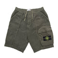Stone Island L100007 Nylon Metal Cargo Shorts Khaki V0054