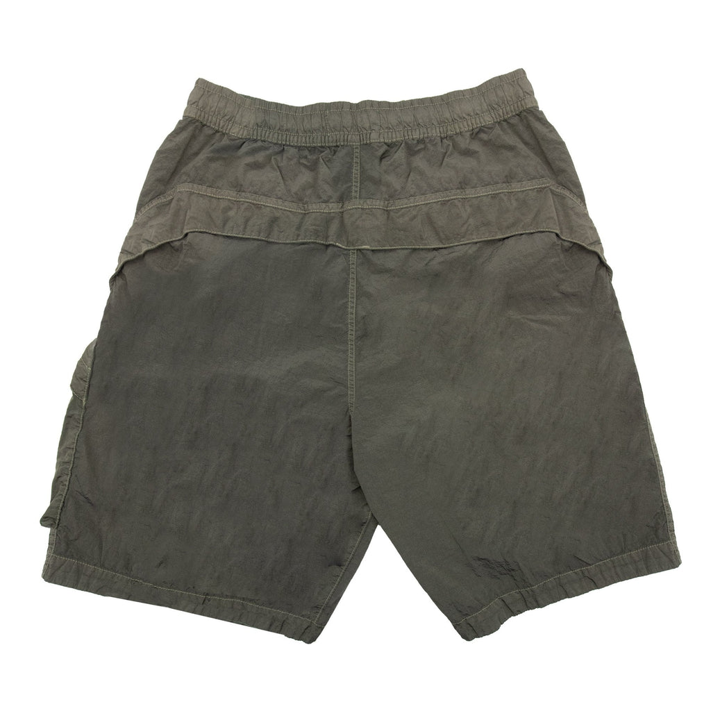 Stone Island L100007 Nylon Metal Cargo Shorts Khaki V0054