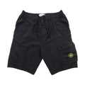 Stone Island L100007 Nylon Metal Cargo Shorts Black V0029