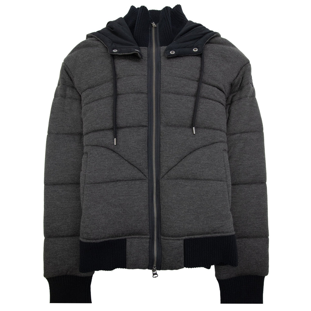 Armani Jeans High Neck Blouson Jacket Grigio Grey