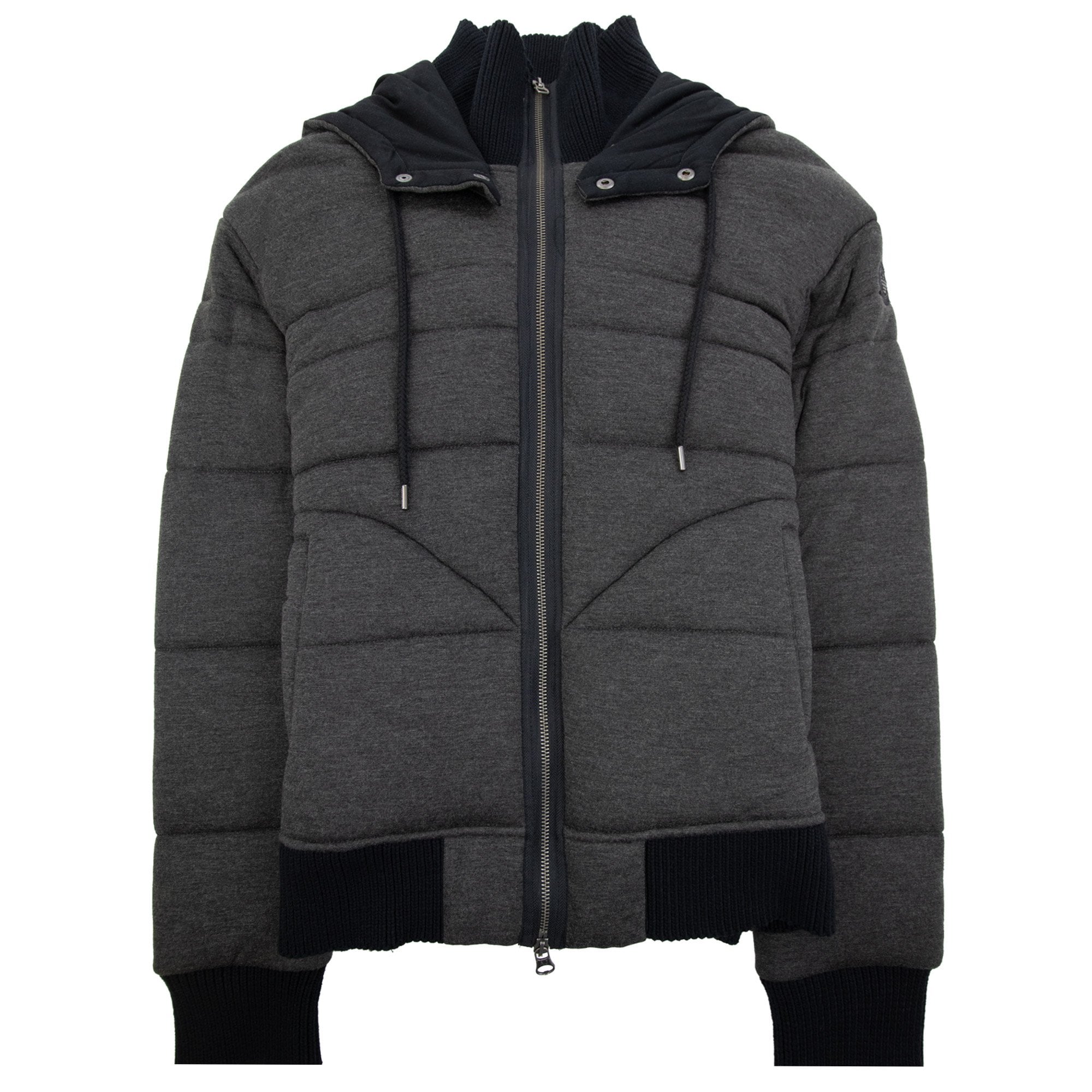 Armani Jeans High Neck Blouson Jacket Grigio Grey