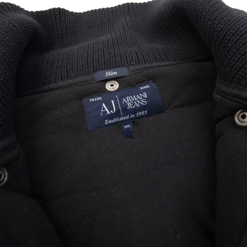 Armani Jeans High Neck Blouson Jacket Grigio Grey