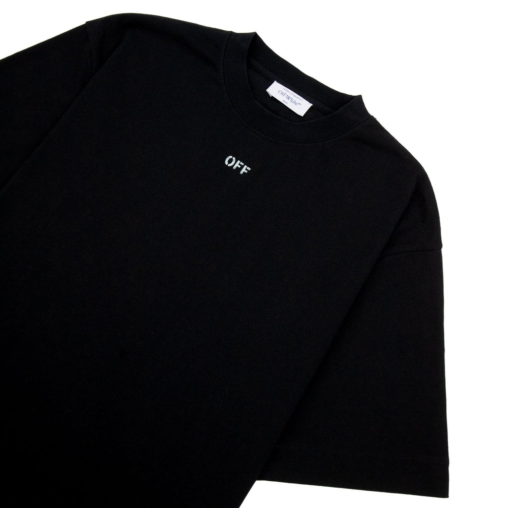 Off White Vibe Arrow Skate S/s T-shirt Black/aqua