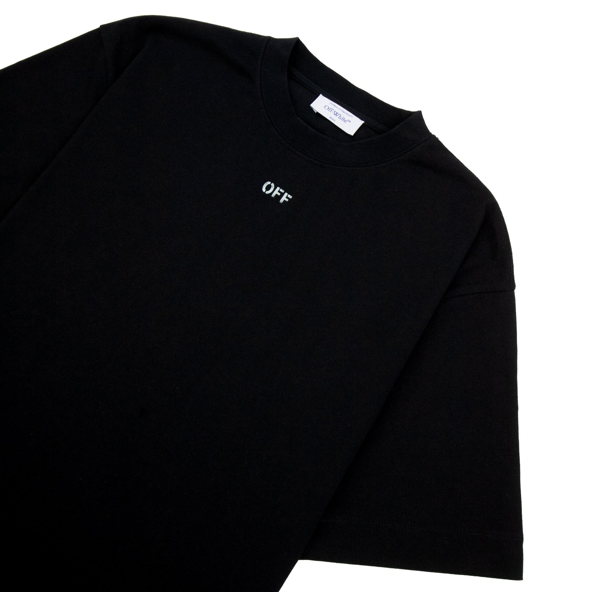 Off White Vibe Arrow Skate S/s T-shirt Black/aqua