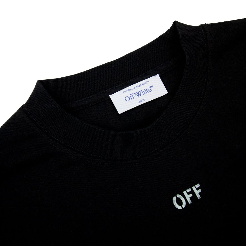 Off White Vibe Arrow Skate S/s T-shirt Black/aqua