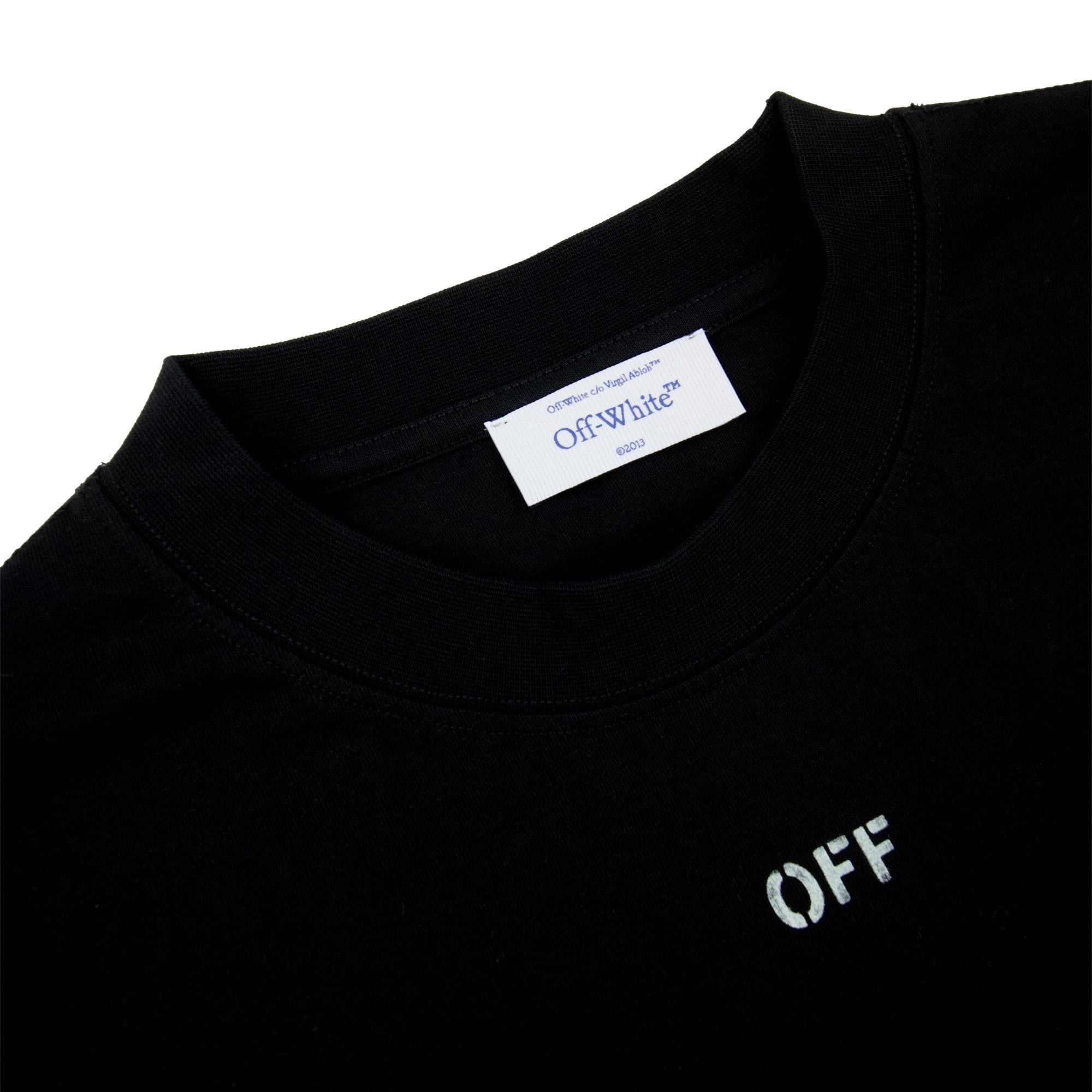 Off White Vibe Arrow Skate S/s T-shirt Black/aqua