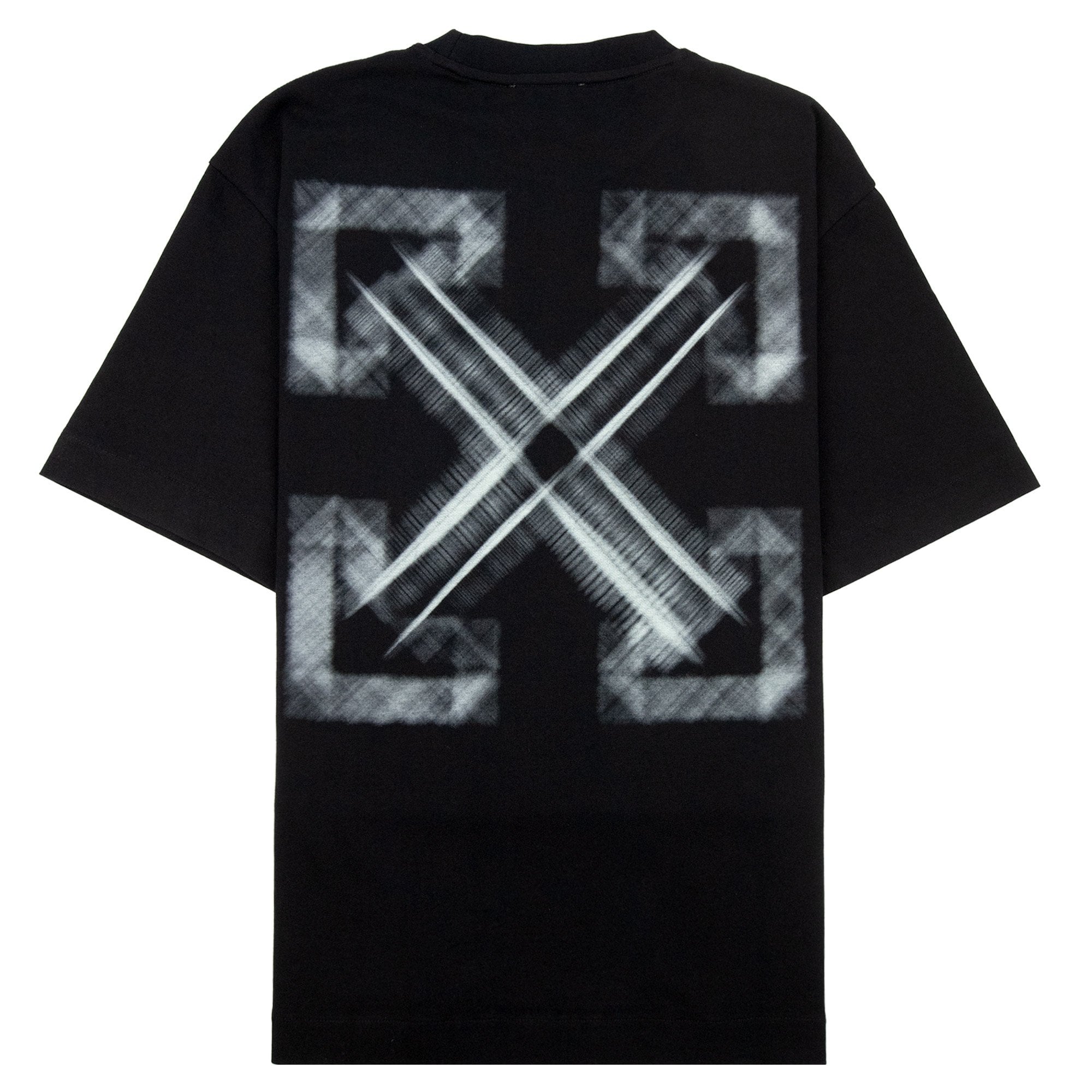 Off White Vibe Arrow Skate S/s T-shirt Black/aqua