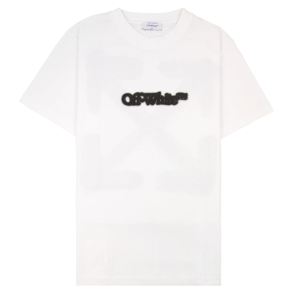 Off White Spray Arrow Slim S/s T-shirt White