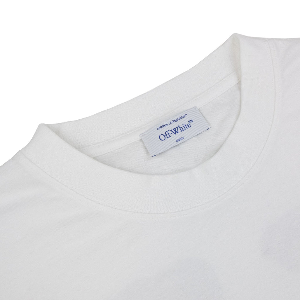 Off White Spray Arrow Slim S/s T-shirt White