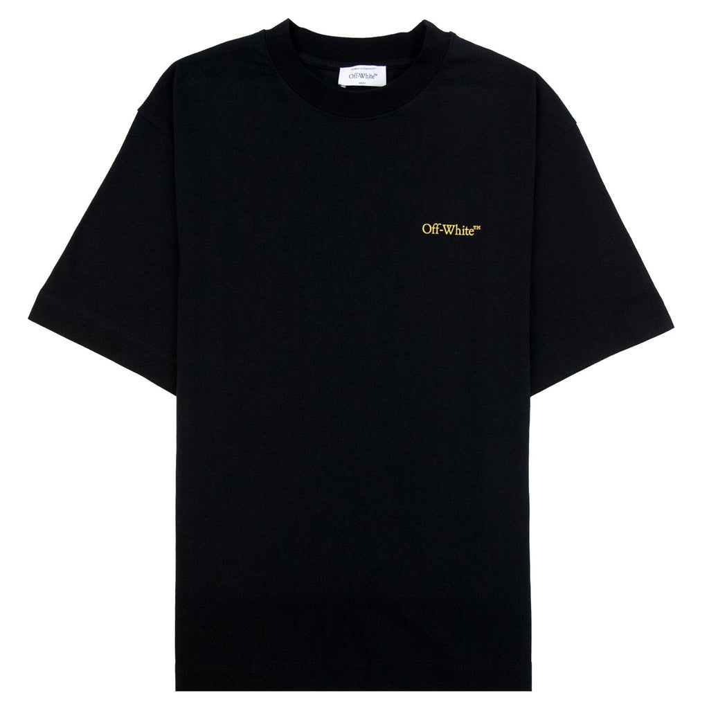 Off White Tape Arrow Skate S/s T-shirt Black/yellow