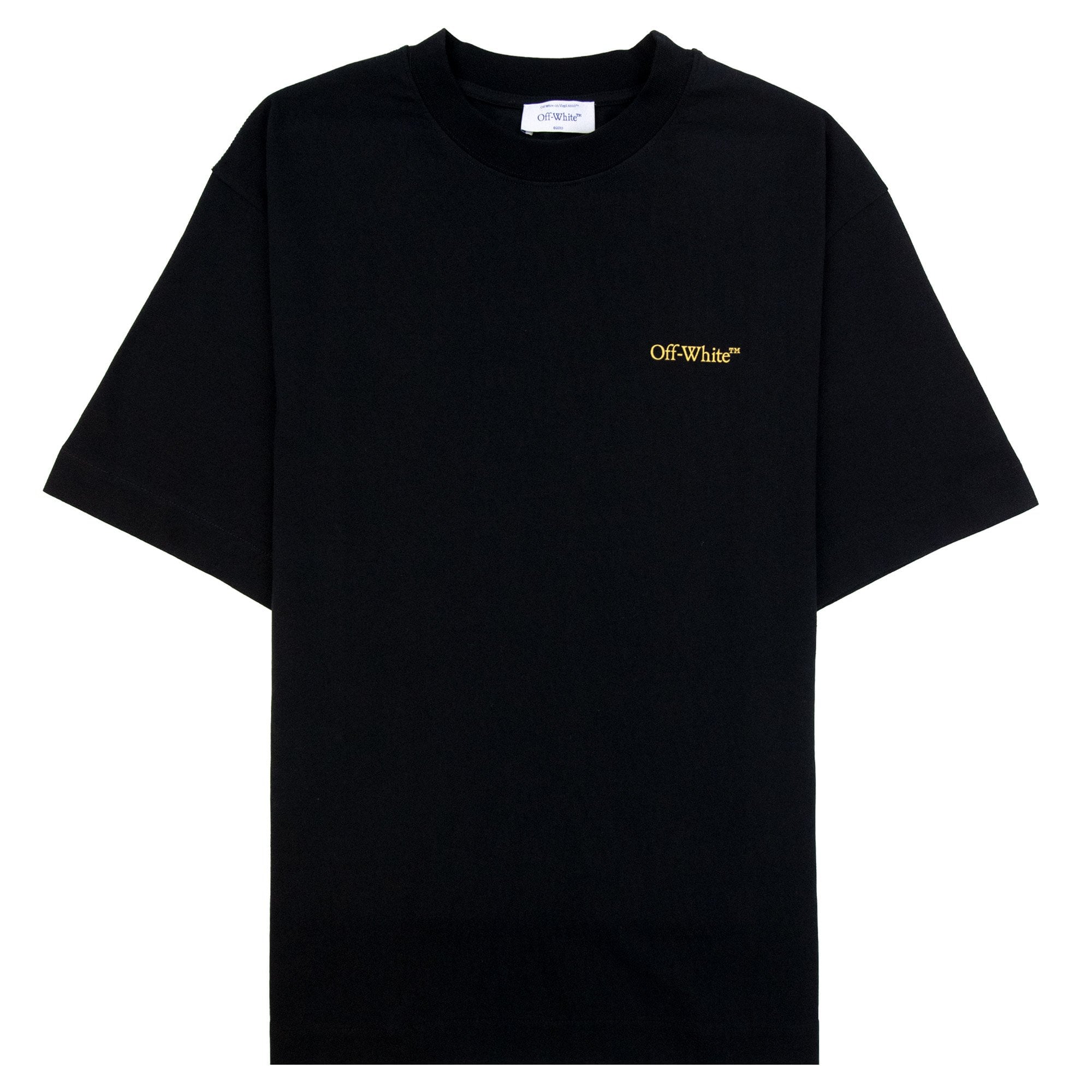 Off White Tape Arrow Skate S/s T-shirt Black/yellow